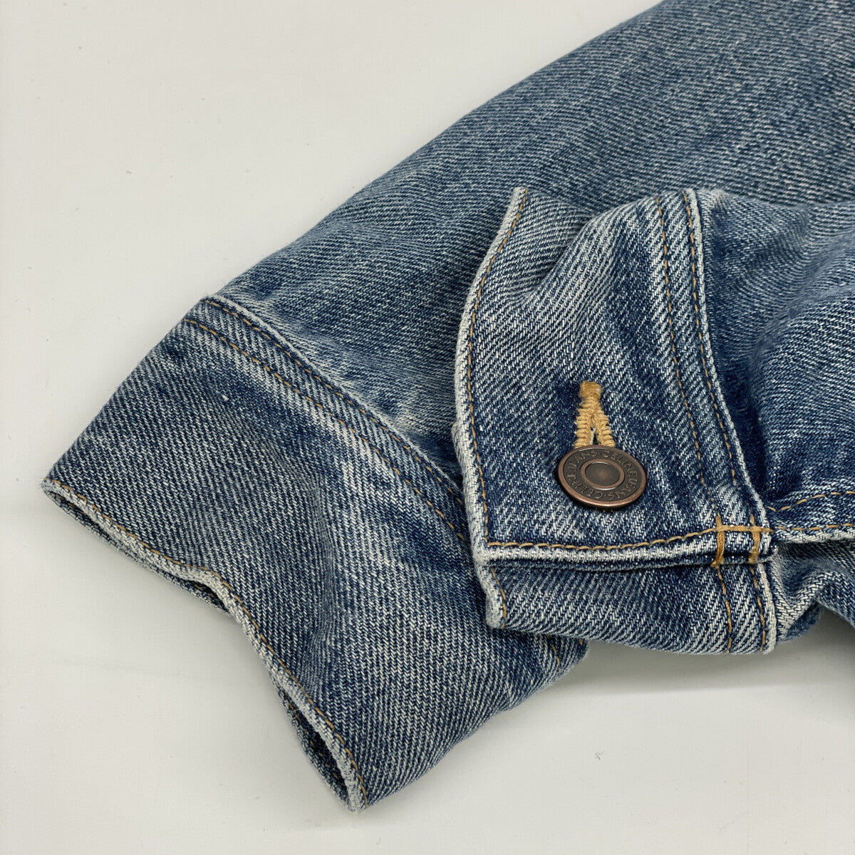 CELINE セリーヌ 2Q472930F.07UW ﾕﾆｵﾝｳｫｯｼｭ ﾃﾞﾆﾑ ﾄﾗｯｶｰｼﾞｬｹｯﾄ ジャケット M