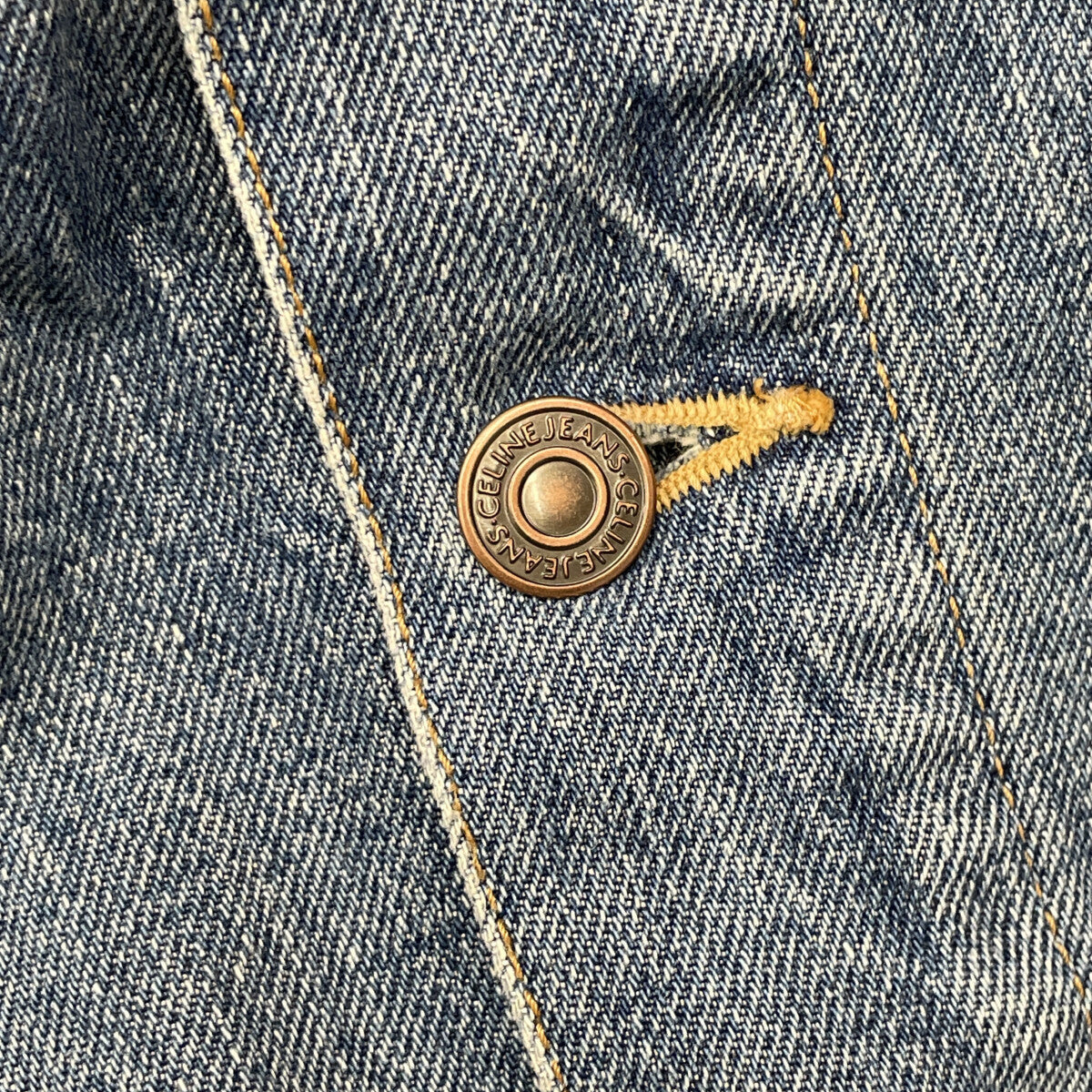 CELINE セリーヌ 2Q472930F.07UW ﾕﾆｵﾝｳｫｯｼｭ ﾃﾞﾆﾑ ﾄﾗｯｶｰｼﾞｬｹｯﾄ ジャケット M