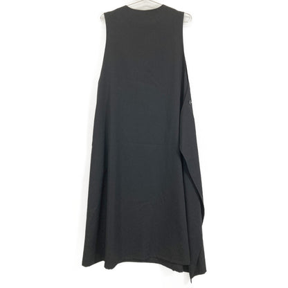 Y's ワイズ 【美品】YQ-D02-100 GABARDINE RIGHT FLAP BUTTON DRESS ウール ノースリーブ ワンピース 2