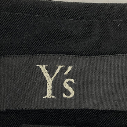 Y's ワイズ 【美品】YQ-D02-100 GABARDINE RIGHT FLAP BUTTON DRESS ウール ノースリーブ ワンピース 2