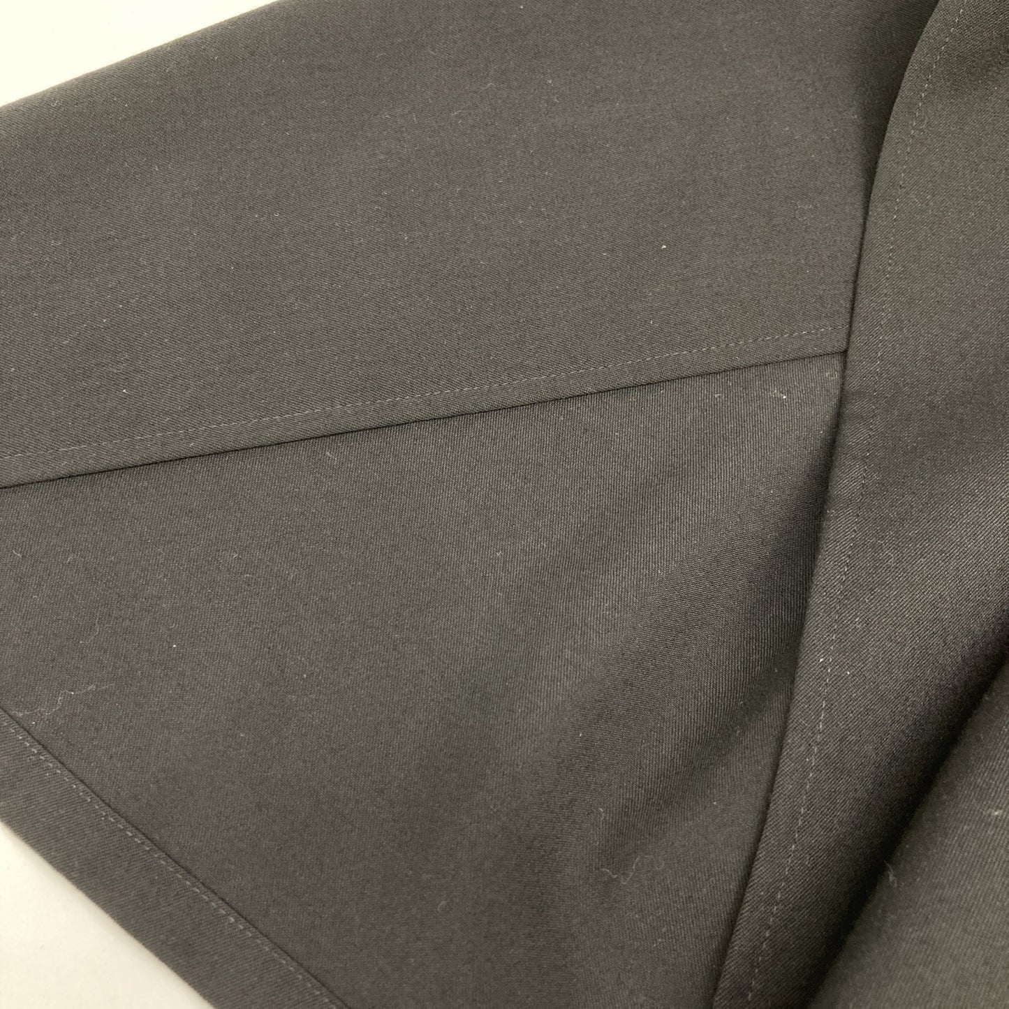 Y's ワイズ 【美品】YQ-D02-100 GABARDINE RIGHT FLAP BUTTON DRESS ウール ノースリーブ ワンピース 2