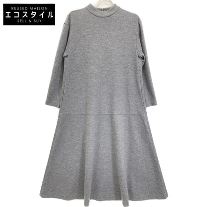 ADORE アドーア 20AW 531-0240961 ｸﾞﾚｰ ｳｰﾙ100 ﾜﾝﾋﾟｰｽ ワンピース 36