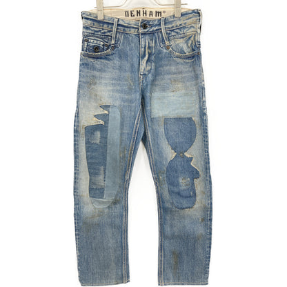 DENHAM デンハム RBJ SKIN ｲﾝﾃﾞｨｺﾞ ｽﾘﾑﾌｨｯﾄ ｾﾙﾋﾞｯﾁ 赤耳 ﾃﾞﾆﾑ ボトムス W27L32