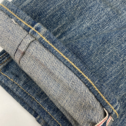 DENHAM デンハム RBJ SKIN ｲﾝﾃﾞｨｺﾞ ｽﾘﾑﾌｨｯﾄ ｾﾙﾋﾞｯﾁ 赤耳 ﾃﾞﾆﾑ ボトムス W27L32