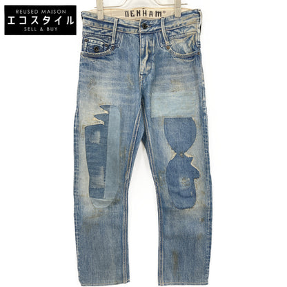 DENHAM デンハム RBJ SKIN ｲﾝﾃﾞｨｺﾞ ｽﾘﾑﾌｨｯﾄ ｾﾙﾋﾞｯﾁ 赤耳 ﾃﾞﾆﾑ ボトムス W27L32