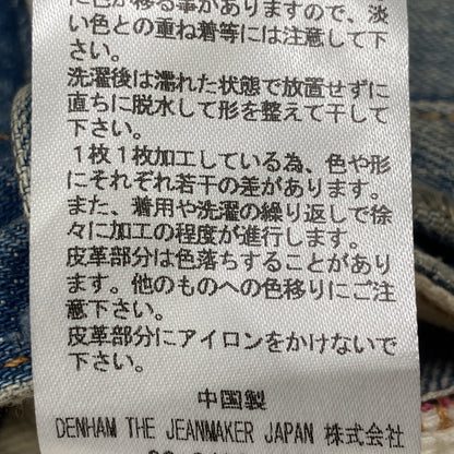 DENHAM デンハム RBJ SKIN ｲﾝﾃﾞｨｺﾞ ｽﾘﾑﾌｨｯﾄ ｾﾙﾋﾞｯﾁ 赤耳 ﾃﾞﾆﾑ ボトムス W27L32