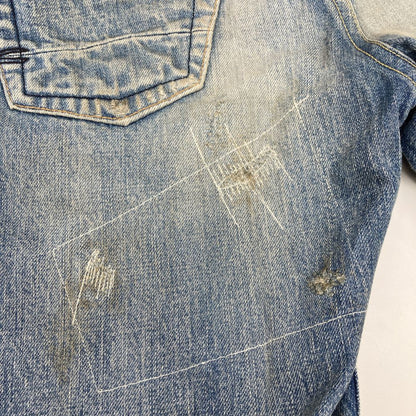 DENHAM デンハム RBJ SKIN ｲﾝﾃﾞｨｺﾞ ｽﾘﾑﾌｨｯﾄ ｾﾙﾋﾞｯﾁ 赤耳 ﾃﾞﾆﾑ ボトムス W27L32