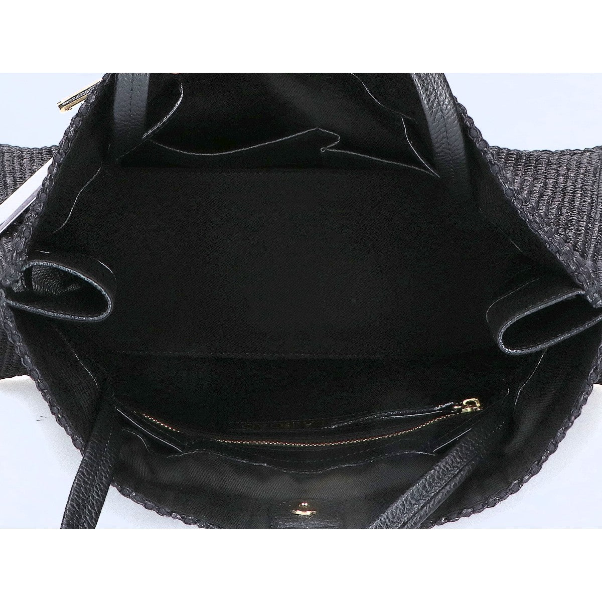 VIOLAd'ORO ヴィオラドーロ 【新品同様】112518-29-030-95-010 V-8865 ラフィアシート調 トートバッグ