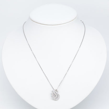SWAROVSKI スワロフスキー 【美品】5732412 Swan ダンシングストーン スワンペンダント ネックレス