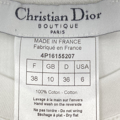 Christian Dior クリスチャンディオール 4P16155207 ﾎﾜｲﾄ J'ADORE DIOR 半袖 Tｼｬﾂ トップス 38