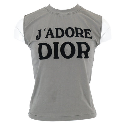 Christian Dior クリスチャンディオール 【国内正規】2A12155301 J'ADORE DIOR ハウンドトゥース ノースリーブ カットソー/ トップス F36