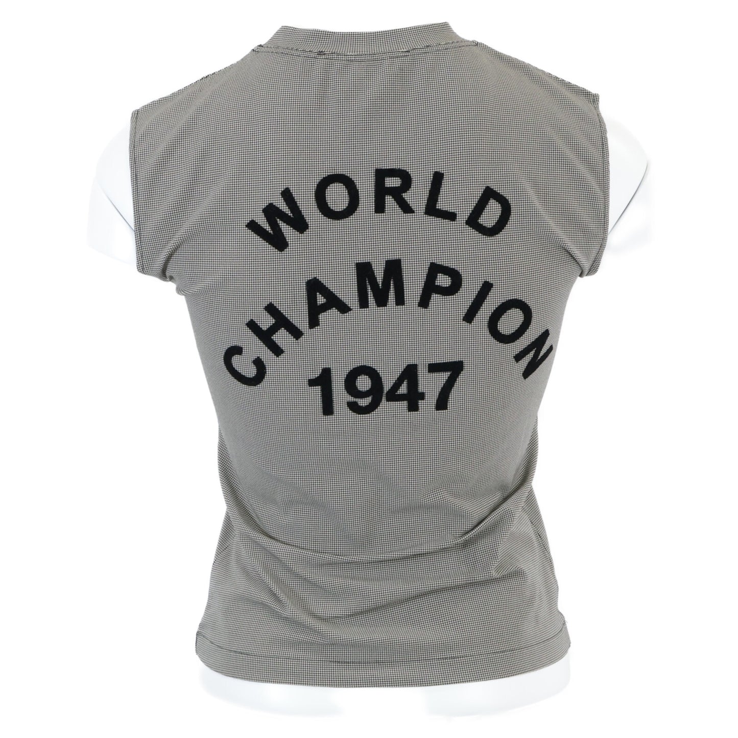 Christian Dior クリスチャンディオール 【国内正規】2A12155301 J'ADORE DIOR ハウンドトゥース ノースリーブ カットソー/ トップス F36