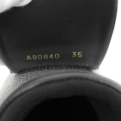 Sergio Rossi セルジオロッシ SR1 スニーカー シューズ レディース ブラック×シルバー 35 A80840 18年 シューズ 35