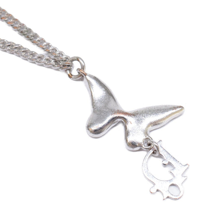 DIOR ディオール ロゴチャーム ラインストーン バタフライトップ チェーン ブレスレット