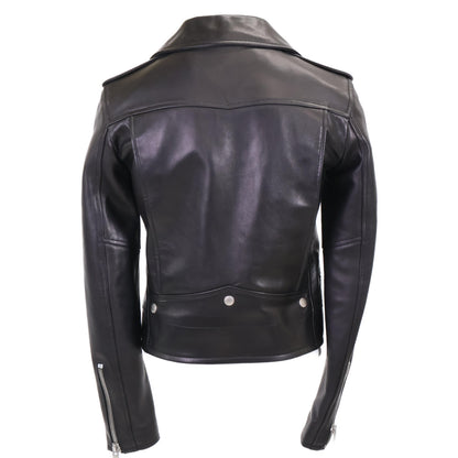 SAINT LAURENT PARIS サンローランパリ 国内正規 15年製 397287 Y5YA2 エディ期 ラムレザー ダブルライダース ジャケット ジャケット 36