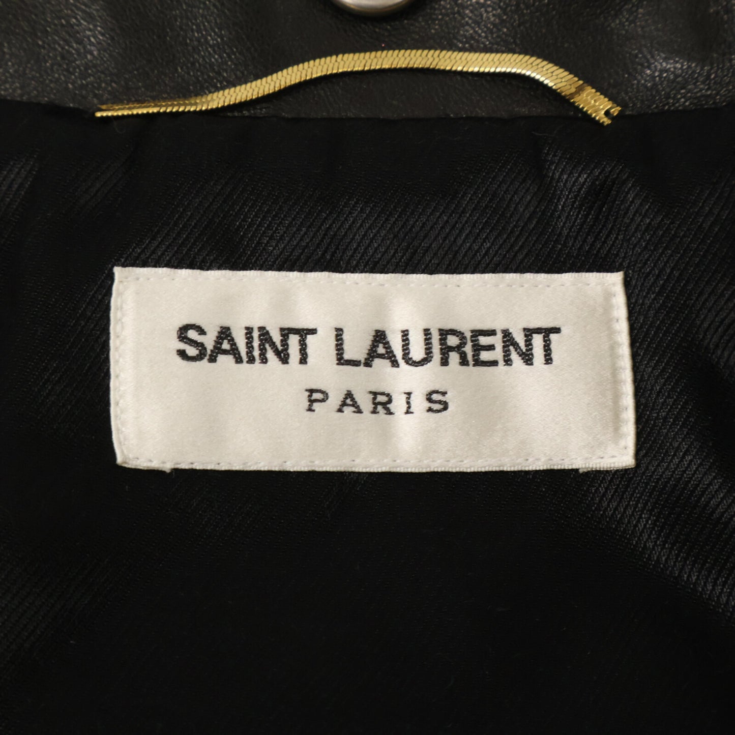 SAINT LAURENT PARIS サンローランパリ 国内正規 15年製 397287 Y5YA2 エディ期 ラムレザー ダブルライダース ジャケット ジャケット 36