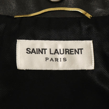 SAINT LAURENT PARIS サンローランパリ 国内正規 15年製 397287 Y5YA2 エディ期 ラムレザー ダブルライダース ジャケット ジャケット 36