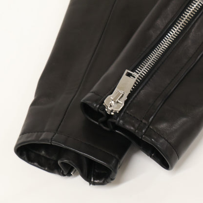 SAINT LAURENT PARIS サンローランパリ 国内正規 15年製 397287 Y5YA2 エディ期 ラムレザー ダブルライダース ジャケット ジャケット 36