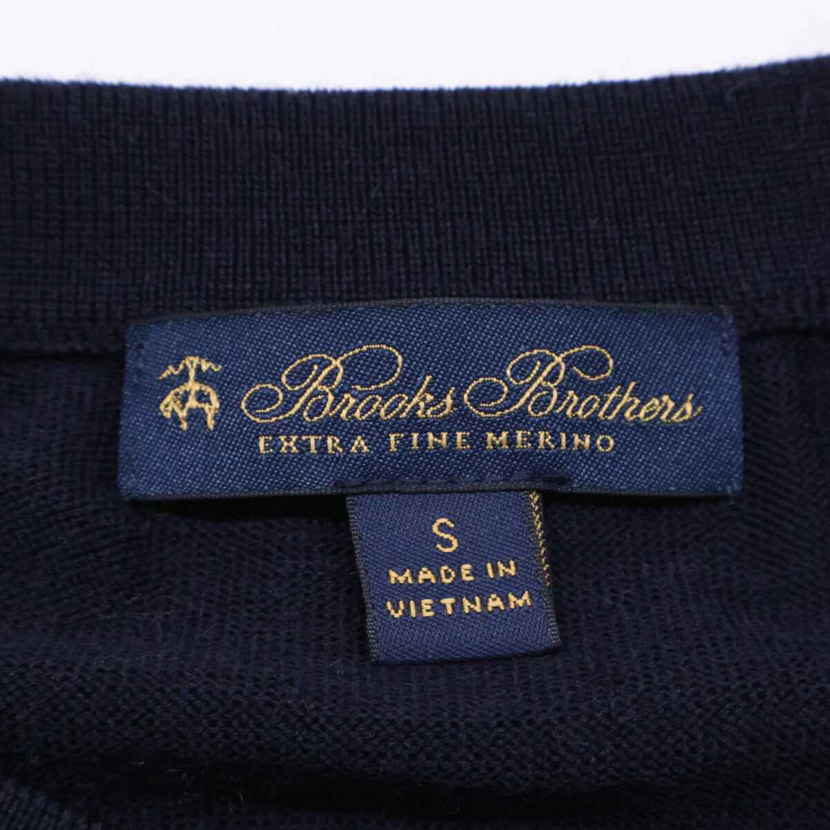 Brooks Brothers ブルックスブラザーズ 【美品/国内正規】100209764 メリノウール クルーネック ニットセーター/ トップス S