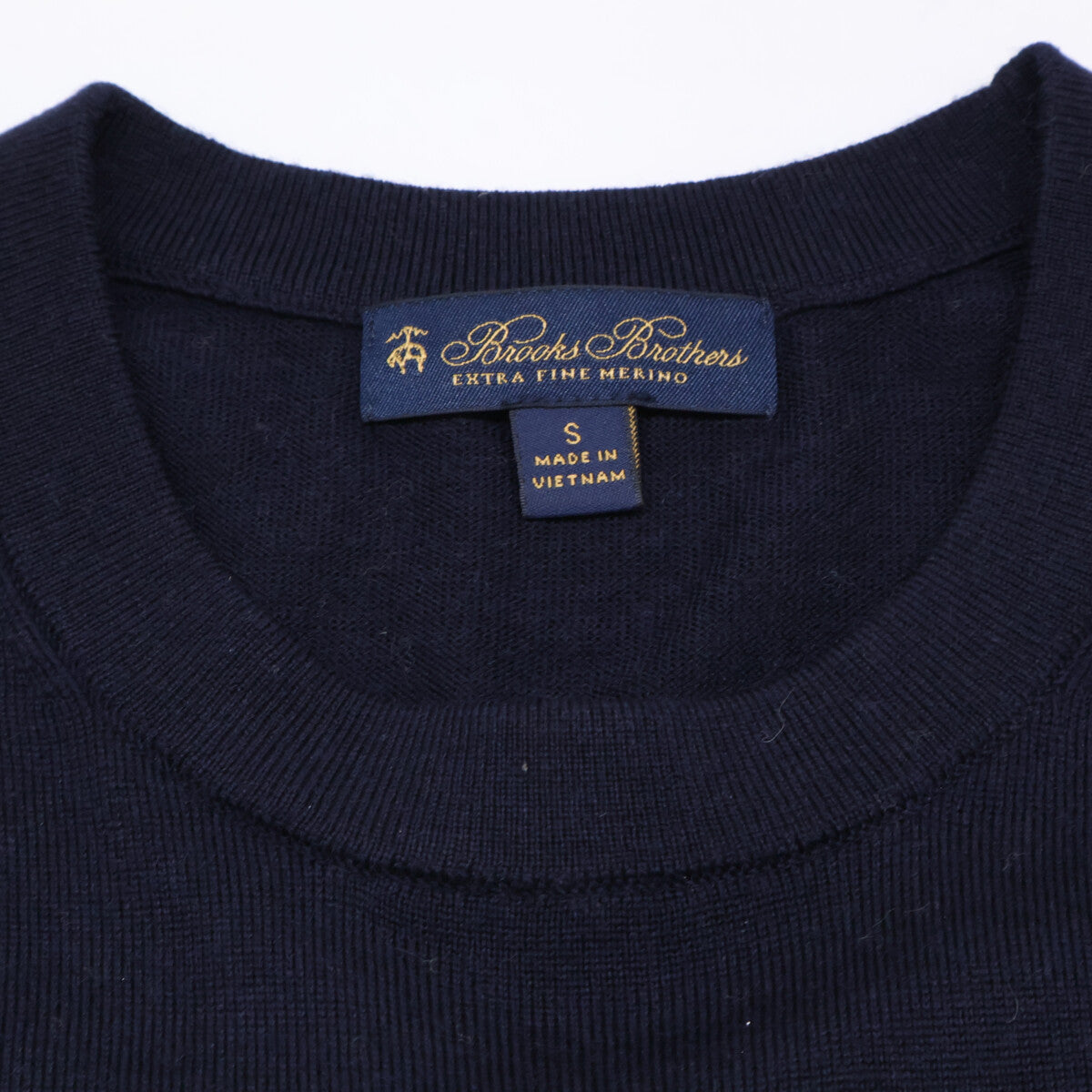 Brooks Brothers ブルックスブラザーズ 【美品/国内正規】100209764 メリノウール クルーネック ニットセーター/ トップス S