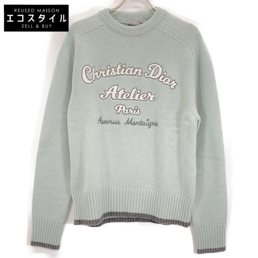 Dior HOMME ディオールオム 20年 213M640AT298 ﾐﾝﾄ ｳｰﾙ ｱﾄﾘｴﾛｺﾞ ﾆｯﾄｾｰﾀｰ トップス L