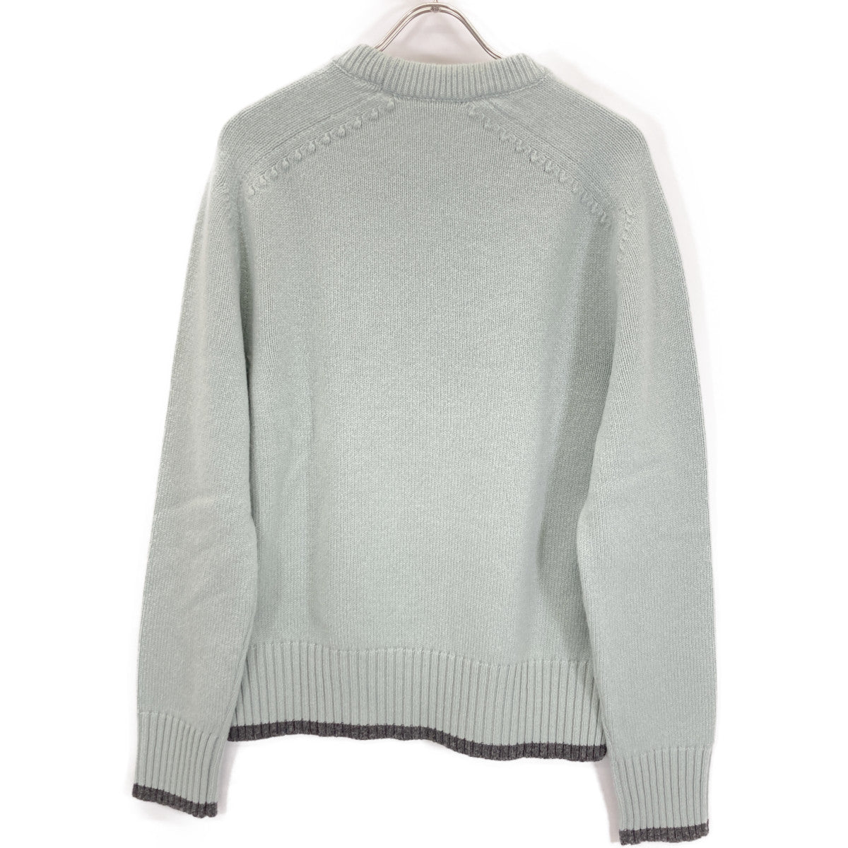 Dior HOMME ディオールオム 20年 213M640AT298 ﾐﾝﾄ ｳｰﾙ ｱﾄﾘｴﾛｺﾞ ﾆｯﾄｾｰﾀｰ トップス L