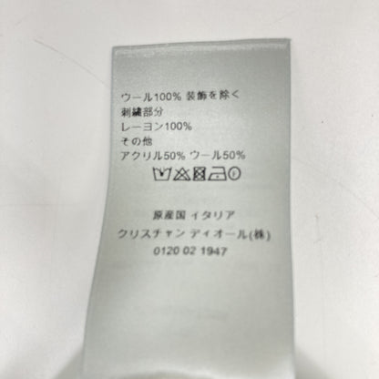 Dior HOMME ディオールオム 20年 213M640AT298 ﾐﾝﾄ ｳｰﾙ ｱﾄﾘｴﾛｺﾞ ﾆｯﾄｾｰﾀｰ トップス L