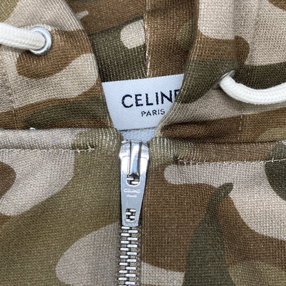 CELINE セリーヌ 2Y497247Q ｶﾓﾌﾗﾛｺﾞ ｺｯﾄﾝ ﾊﾟｰｶｰ ジャケット L