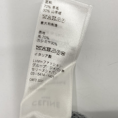 CELINE セリーヌ 2A54Q402P ｸﾞﾚｰ ｶｼﾐﾔ混 ﾄﾞﾛｰｺｰﾄﾞ ｼﾞｮｶﾞｰﾛﾝｸﾞﾊﾟﾝﾂ ボトムス S