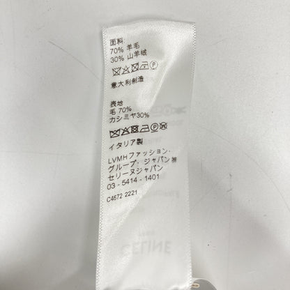 CELINE セリーヌ 2A54Q402P ｸﾞﾚｰ ｶｼﾐﾔ混 ﾄﾞﾛｰｺｰﾄﾞ ｼﾞｮｶﾞｰﾛﾝｸﾞﾊﾟﾝﾂ ボトムス S