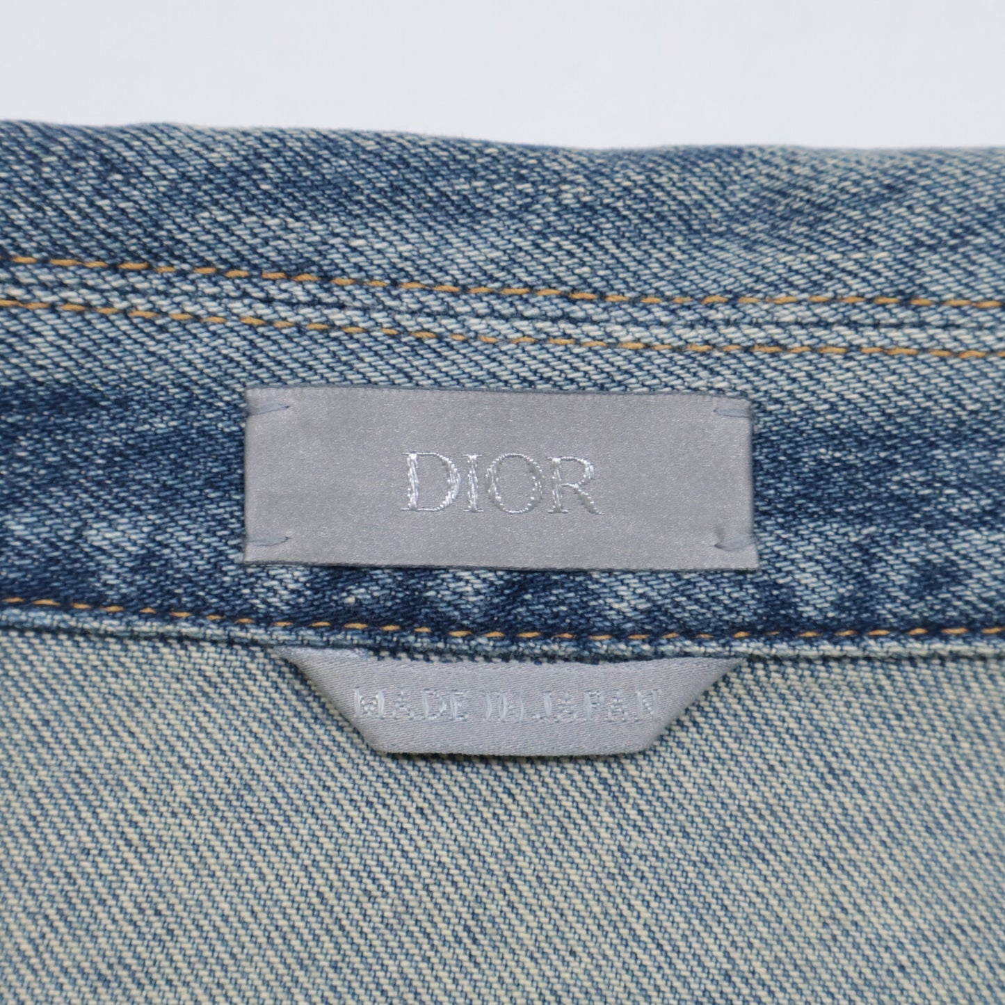 DIOR ディオール 【国内正規】313D487AY988 アトリエ バックロゴ刺繍 ジップアップ デニム ジャケット 52