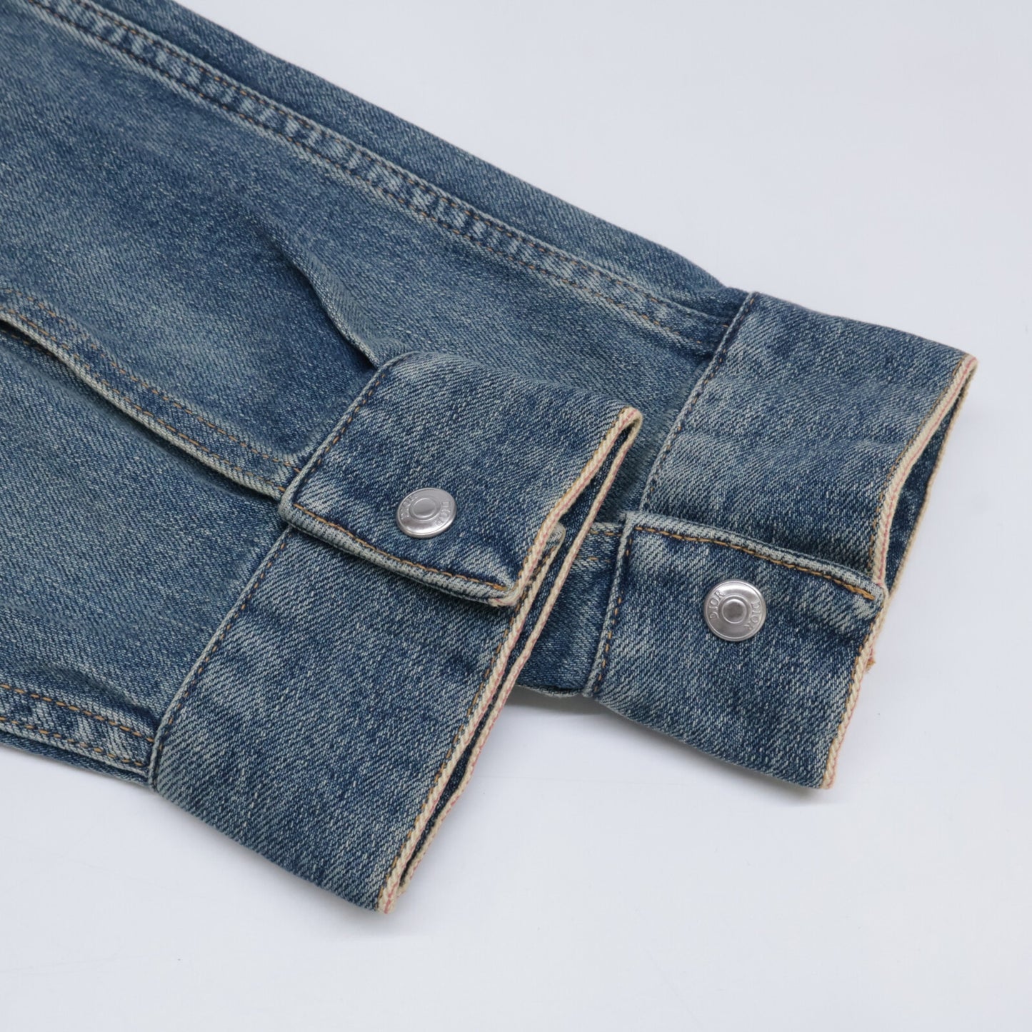 DIOR ディオール 【国内正規】313D487AY988 アトリエ バックロゴ刺繍 ジップアップ デニム ジャケット 52