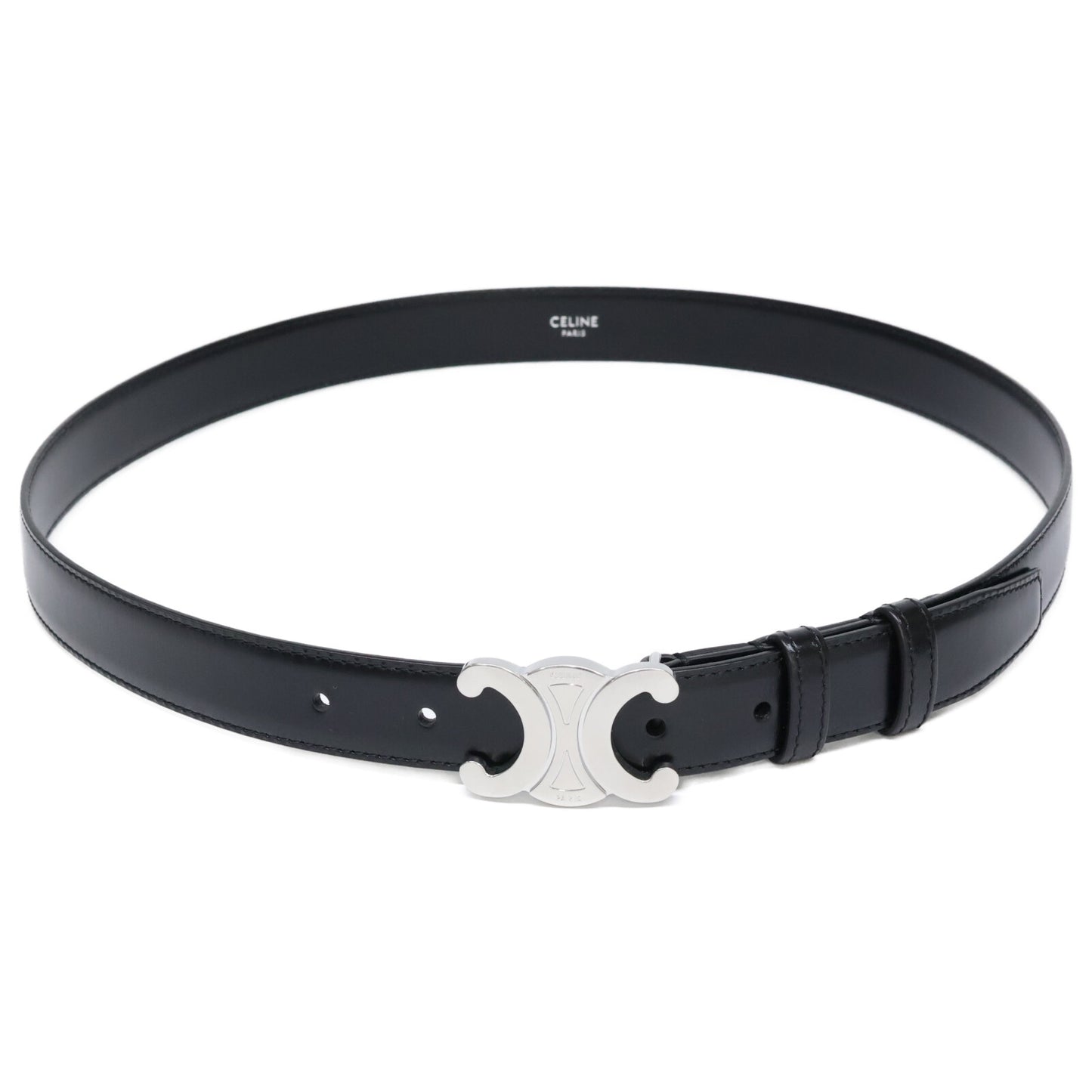 CELINE セリーヌ 【美品】U-LM-1272 トリオンフ レザー ベルト 90