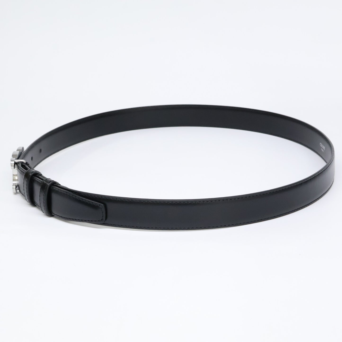 CELINE セリーヌ 【美品】U-LM-1272 トリオンフ レザー ベルト 90