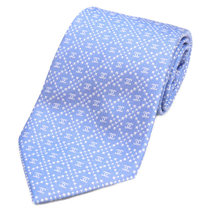 CHANEL シャネル 【新品同様】ココマーク シルク ネクタイ