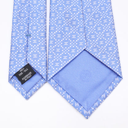 CHANEL シャネル 【新品同様】ココマーク シルク ネクタイ