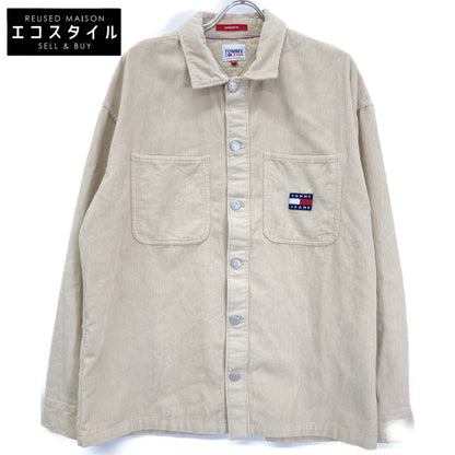 TOMMY HILFIGER トミーヒルフィガー DM15146 ﾍﾞｰｼﾞｭ ｺｰﾃﾞｭﾛｲ ｵｰﾊﾞｰﾌｨｯﾄ ｼｬﾂ トップス ＸＬ