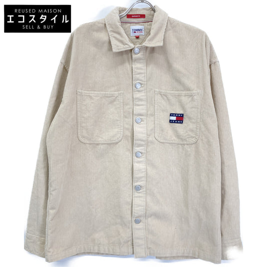 TOMMY HILFIGER トミーヒルフィガー DM15146 ﾍﾞｰｼﾞｭ ｺｰﾃﾞｭﾛｲ ｵｰﾊﾞｰﾌｨｯﾄ ｼｬﾂ トップス ＸＬ
