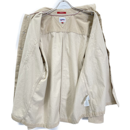 TOMMY HILFIGER トミーヒルフィガー DM15146 ﾍﾞｰｼﾞｭ ｺｰﾃﾞｭﾛｲ ｵｰﾊﾞｰﾌｨｯﾄ ｼｬﾂ トップス ＸＬ