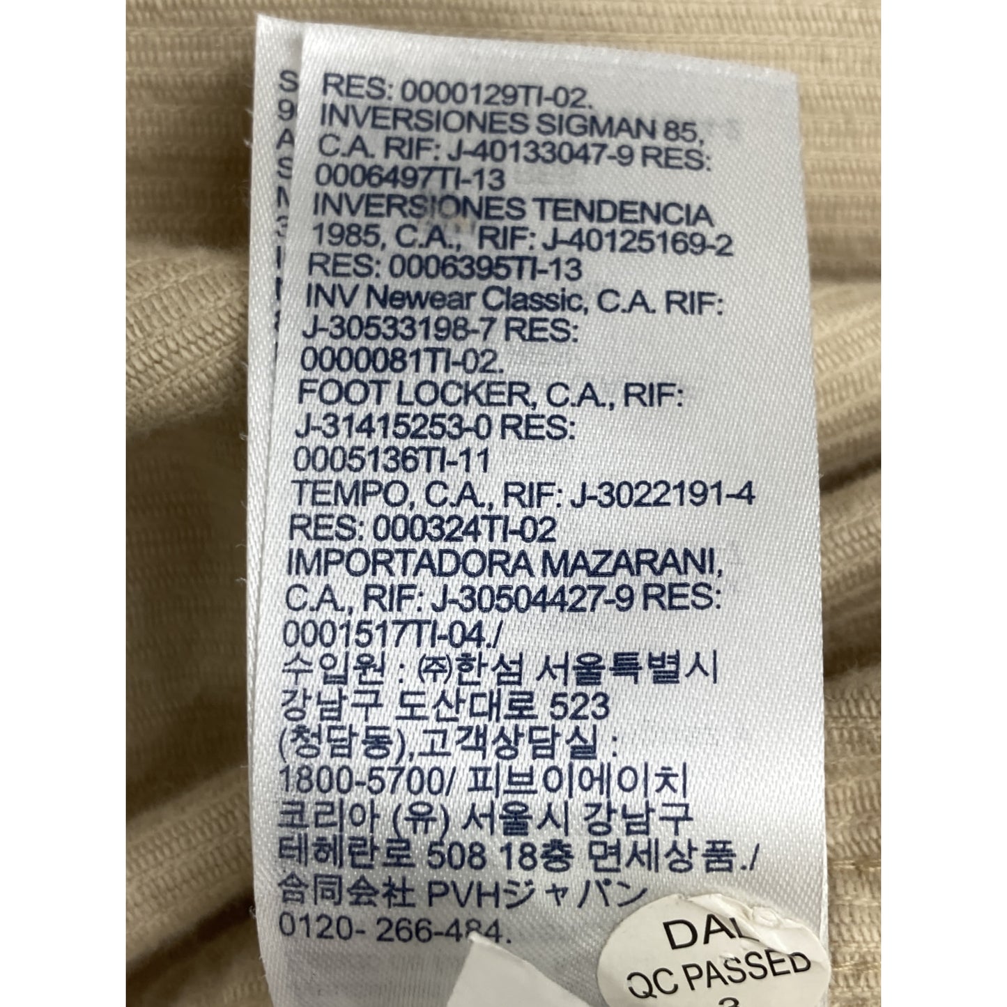 TOMMY HILFIGER トミーヒルフィガー DM15146 ﾍﾞｰｼﾞｭ ｺｰﾃﾞｭﾛｲ ｵｰﾊﾞｰﾌｨｯﾄ ｼｬﾂ トップス ＸＬ