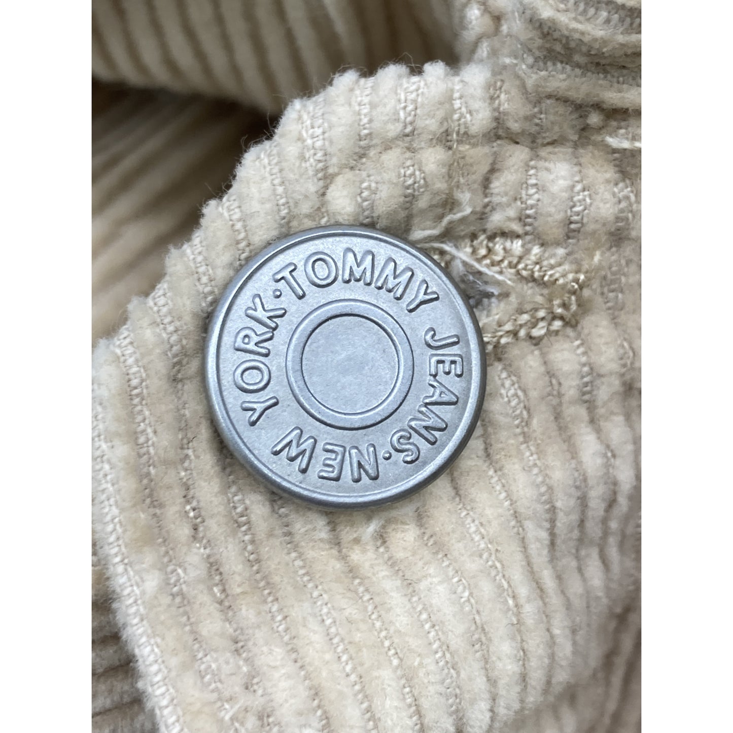 TOMMY HILFIGER トミーヒルフィガー DM15146 ﾍﾞｰｼﾞｭ ｺｰﾃﾞｭﾛｲ ｵｰﾊﾞｰﾌｨｯﾄ ｼｬﾂ トップス ＸＬ