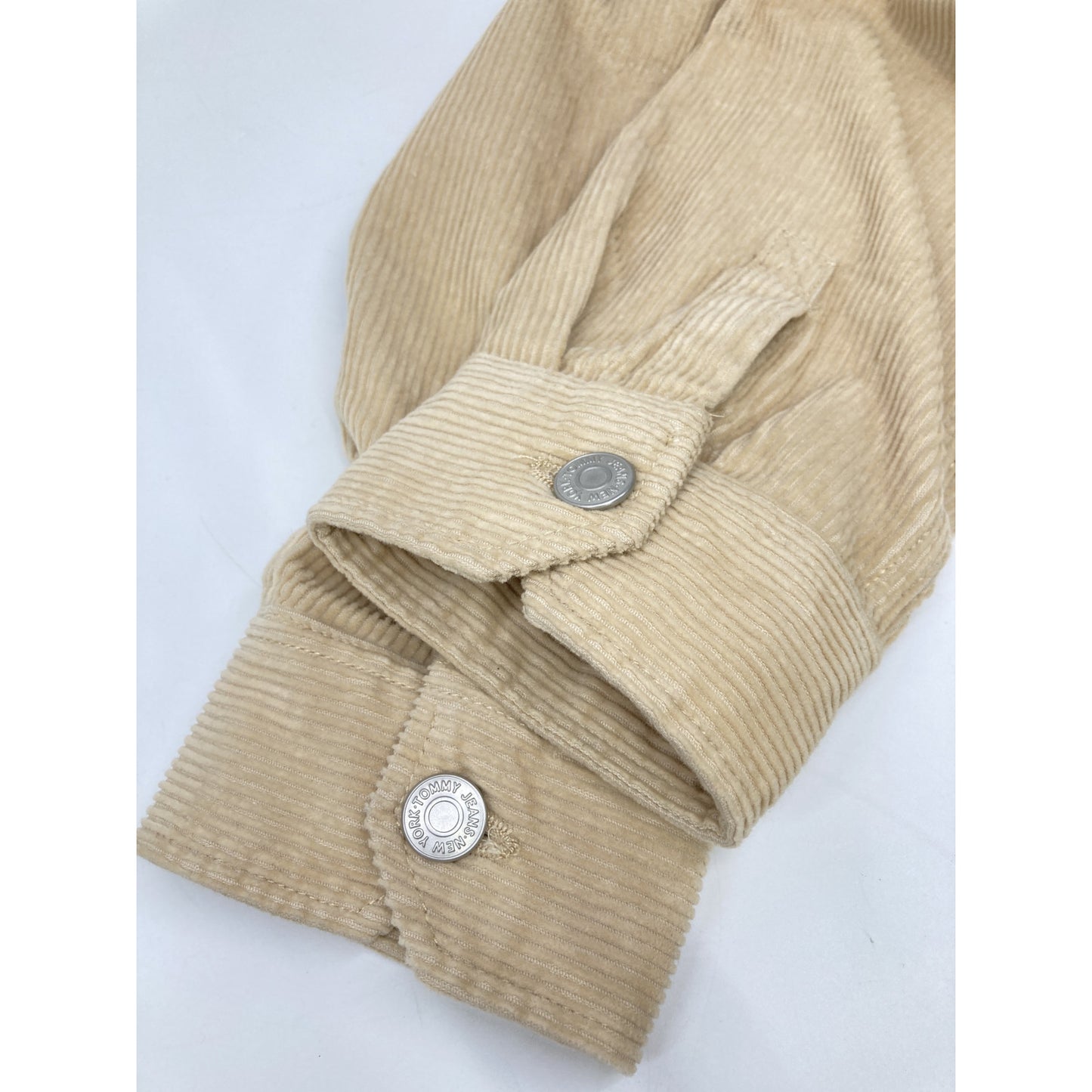 TOMMY HILFIGER トミーヒルフィガー DM15146 ﾍﾞｰｼﾞｭ ｺｰﾃﾞｭﾛｲ ｵｰﾊﾞｰﾌｨｯﾄ ｼｬﾂ トップス ＸＬ