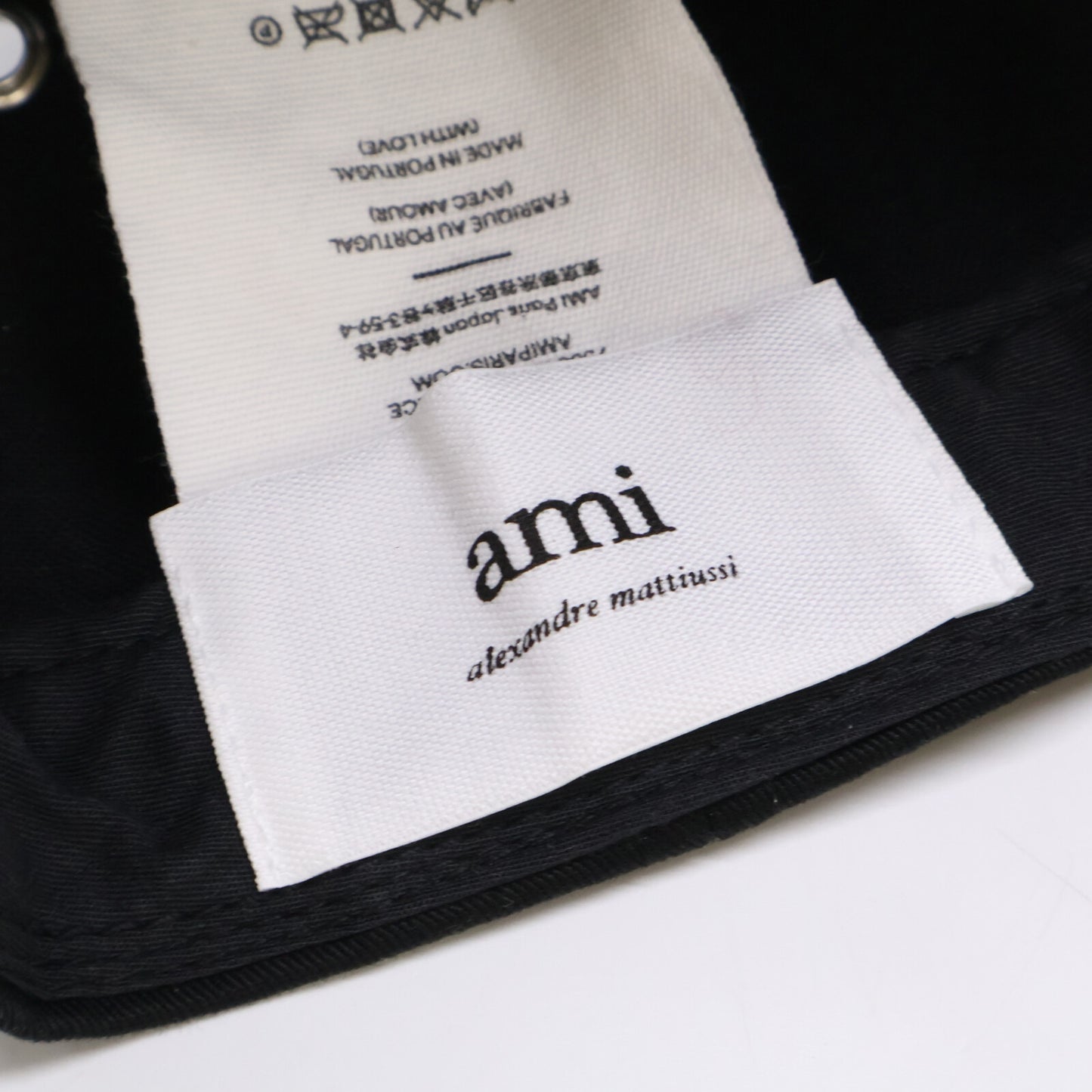 AMI PARIS アミパリス 【美品】UCP213.481 ハートロゴ刺繍 ベースボールキャップ 帽子