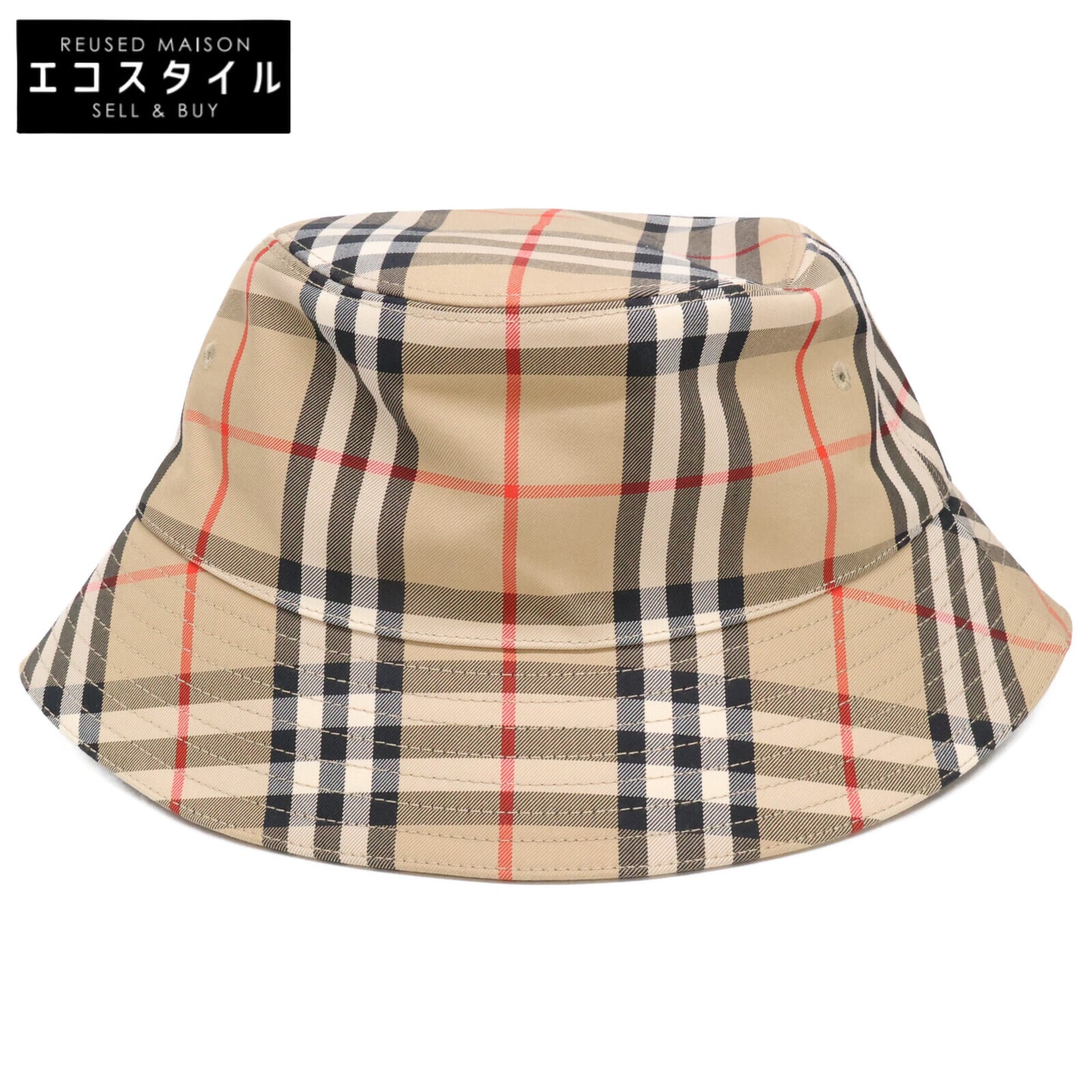 BURBERRY バーバリー 【美品/国内正規】8026927 ヴィンテージチェック パネル バケットハット 帽子 M