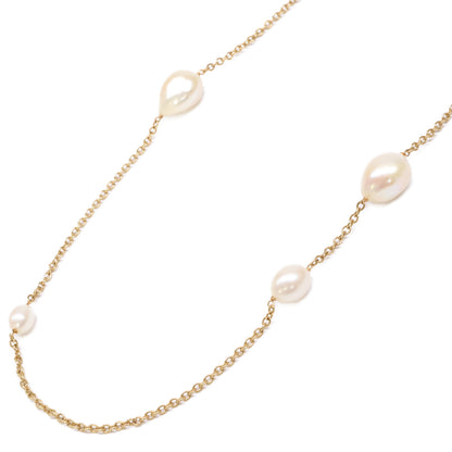 TIFFANY&Co. ティファニー 750YG エルサペレッティ パール 12P バイザヤード ネックレス