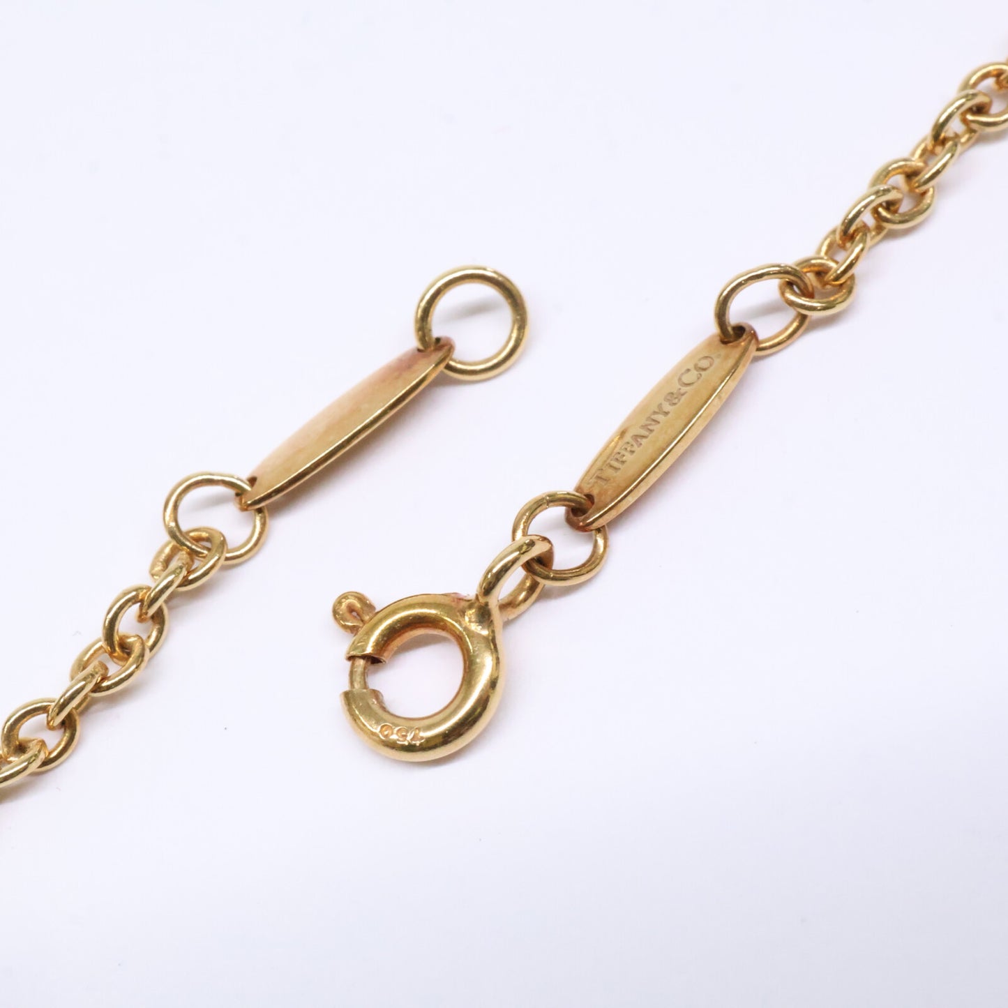 TIFFANY&Co. ティファニー 750YG エルサペレッティ パール 12P バイザヤード ネックレス