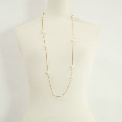 TIFFANY&Co. ティファニー 750YG エルサペレッティ パール 12P バイザヤード ネックレス