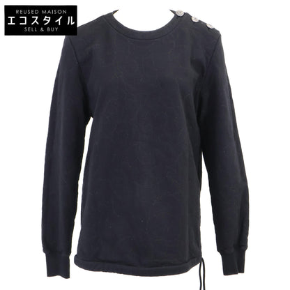 CHANEL シャネル 【美品】P59465K07820 ココマークボタン カメリア刺繍 スウェットシャツ/ トップス 40