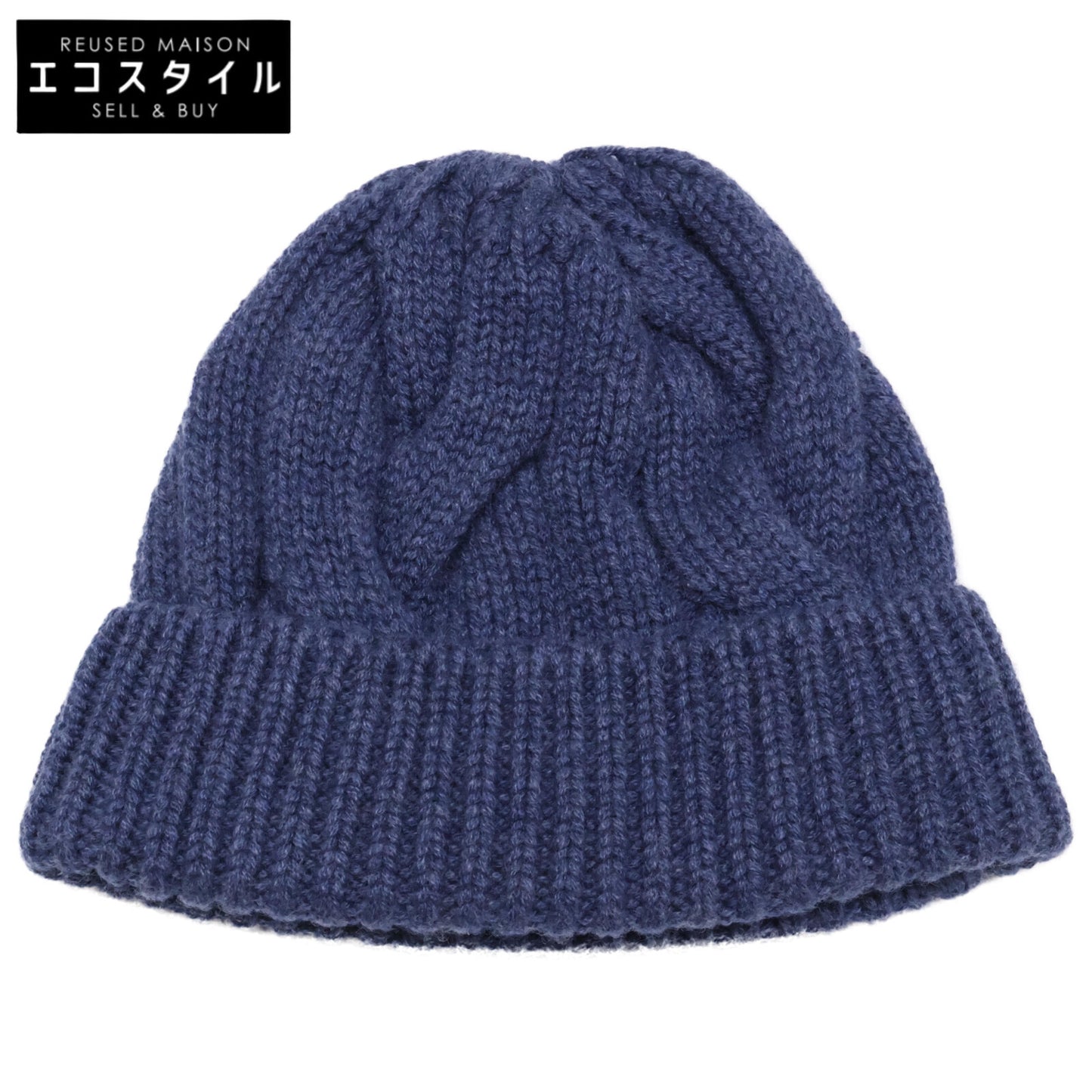 Settefili Cashmere セッテフィーリ カシミア SF-09-253-122 カシミヤ ケーブル編み ニット帽 帽子