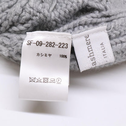 Settefili Cashmere セッテフィーリ カシミア SF-09-282-223 カシミヤ ケーブル編み ニット帽 帽子